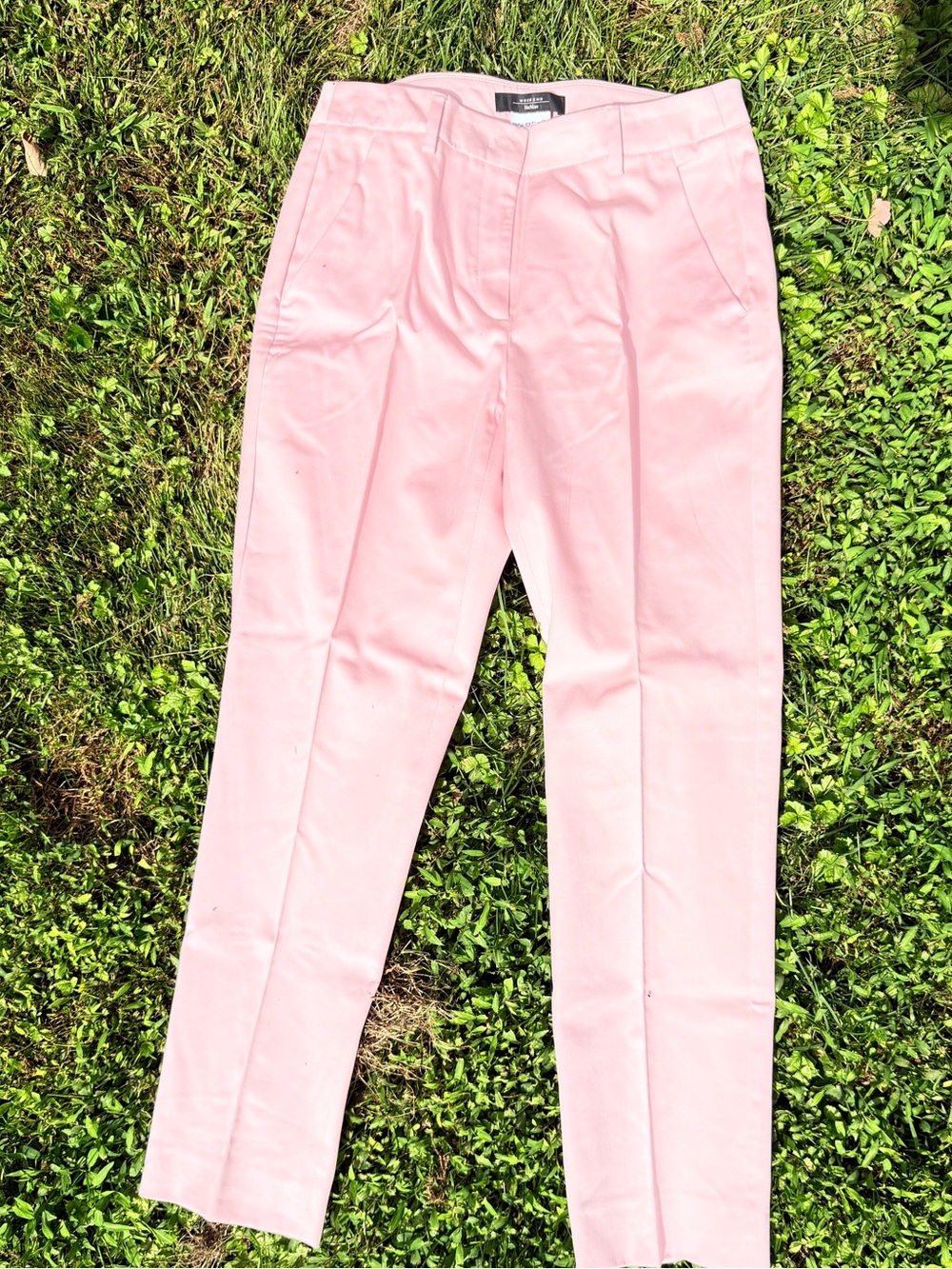 Weekend Max Mara Pastel Pink Tailored Trousers